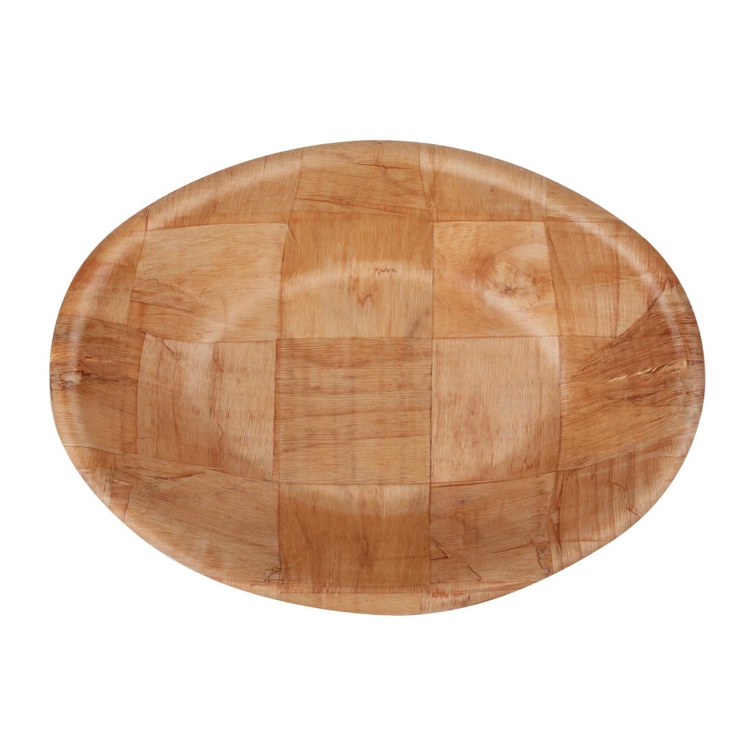 Oval Wooden Bowl Large
