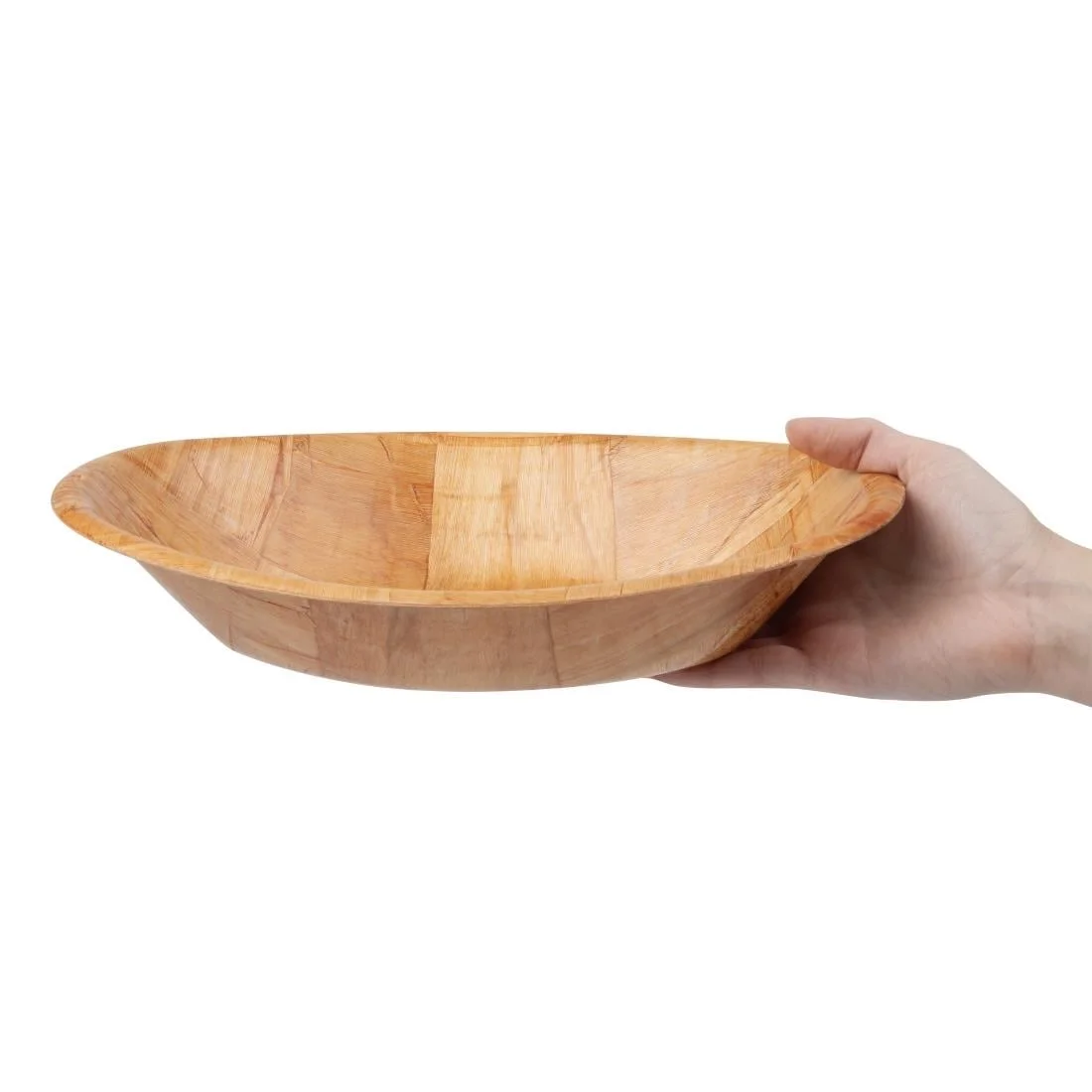 Oval Wooden Bowl Large - Image 8