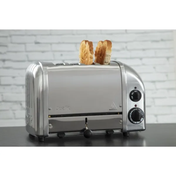 Dualit 2 x 2 Combi Vario 4 Slice Toaster Stainless 42174