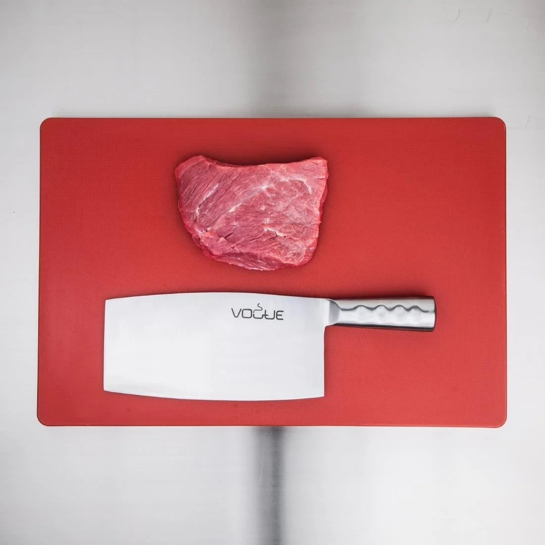 Vogue Stainless Steel Chinese Cleaver 20.5cm - Image 7