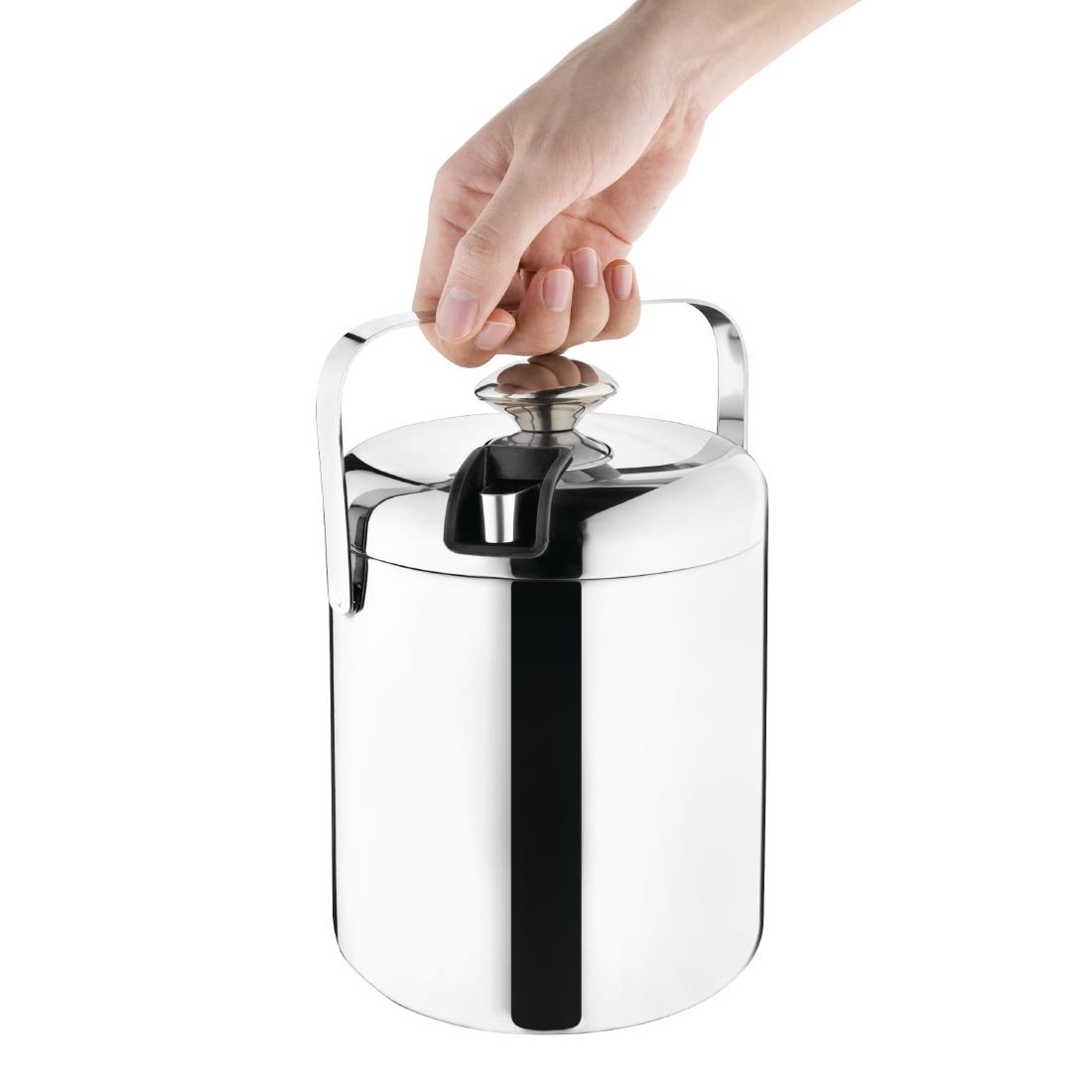 Ice Bucket with Lid and Tongs