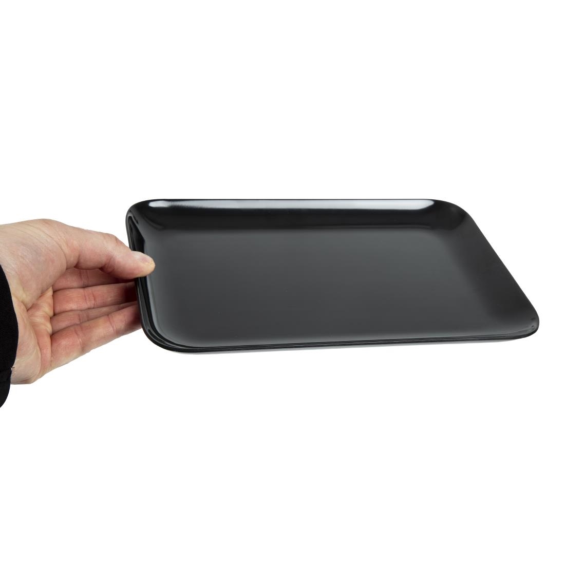 Rectangular Black Small Platter