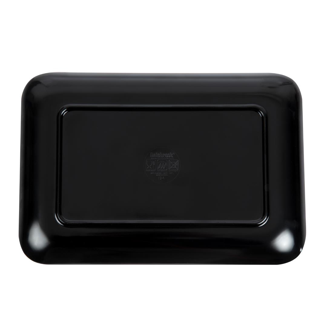 Rectangular Black Small Platter