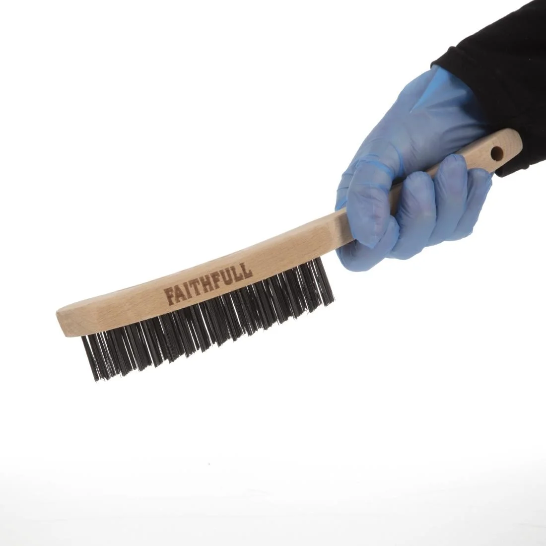 Faithfull Heavy Duty Wire Grill Brush 4 Row - Image 7