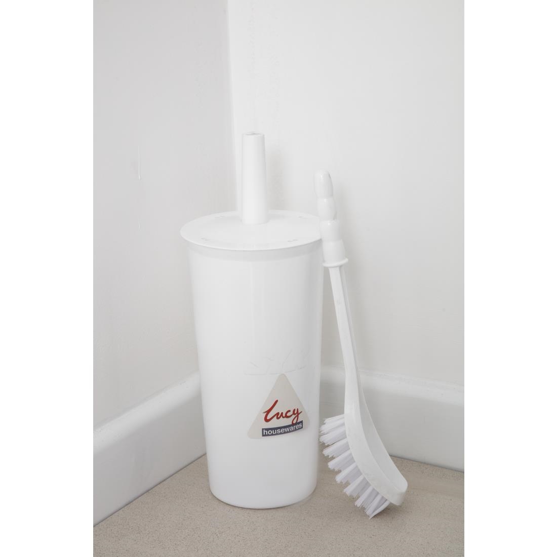 Jantex Toilet Brush and Holder White