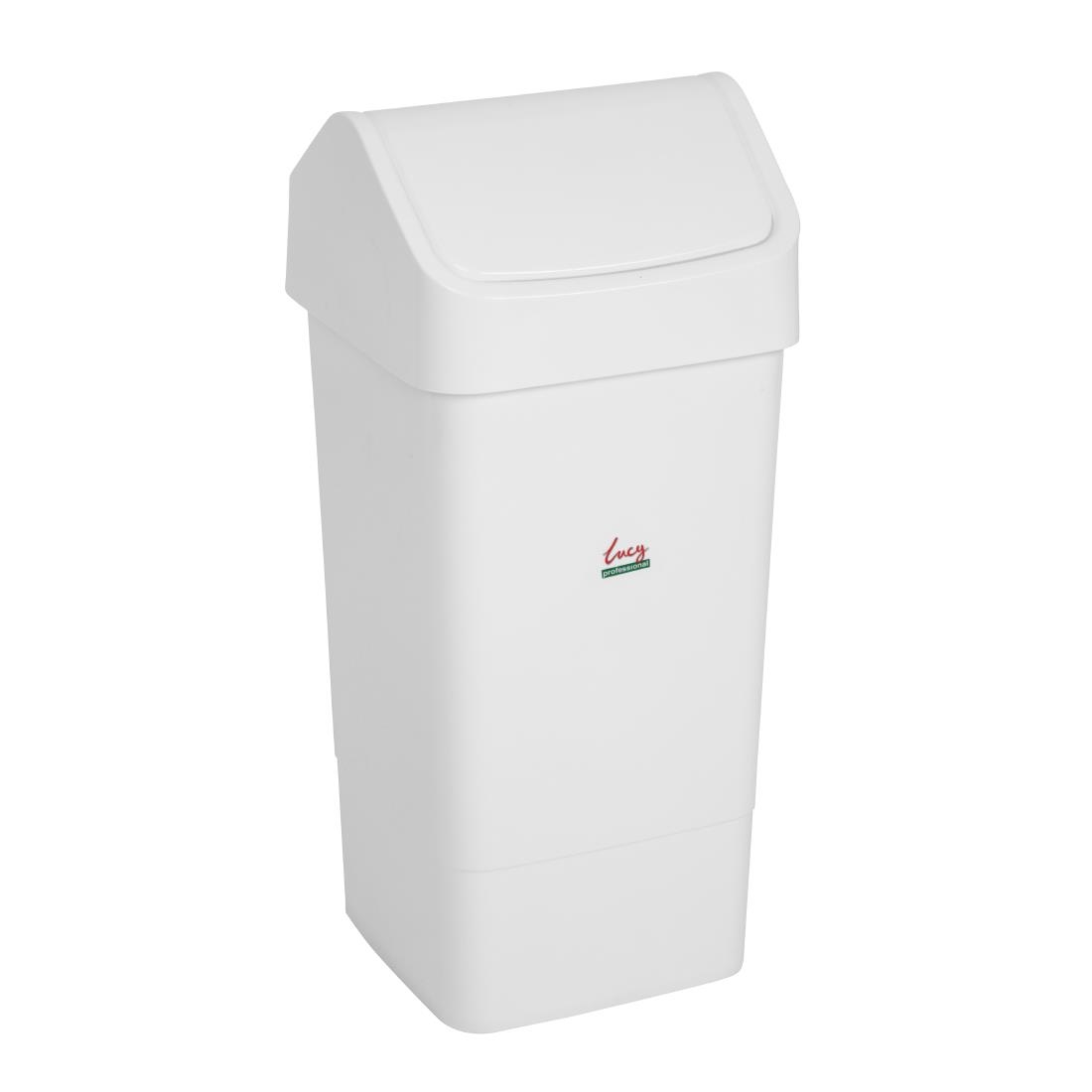 SYR Swing Lid Bin White