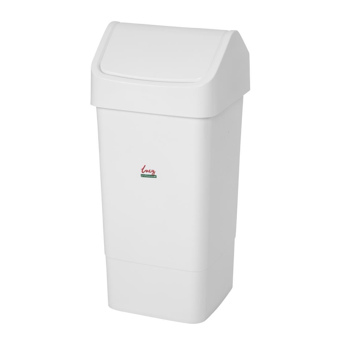SYR Swing Lid Bin White