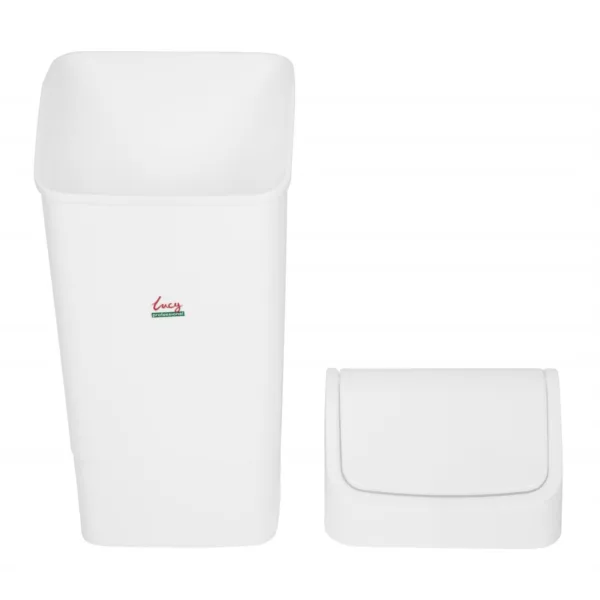 SYR Swing Lid Bin White
