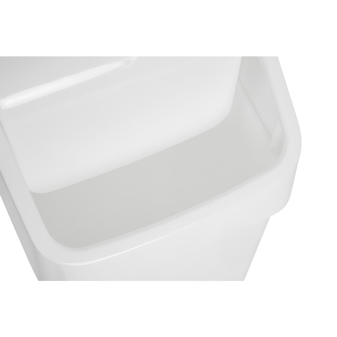 SYR Swing Lid Bin White