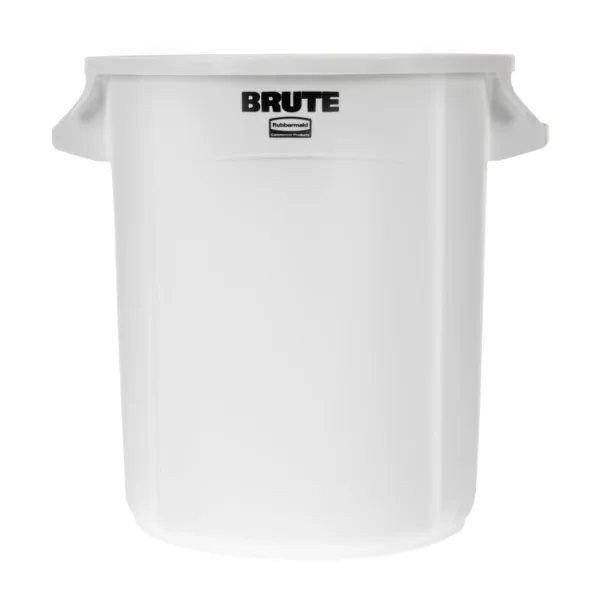 Rubbermaid Round Brute Container 37.9Ltr Container White