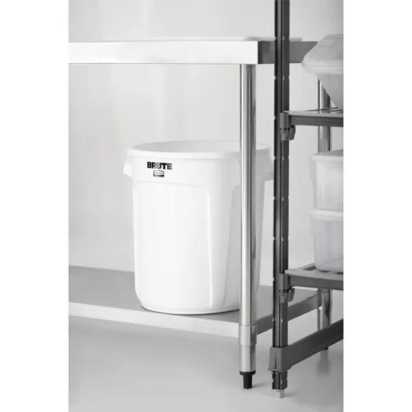 Rubbermaid Round Brute Container 37.9Ltr Container White
