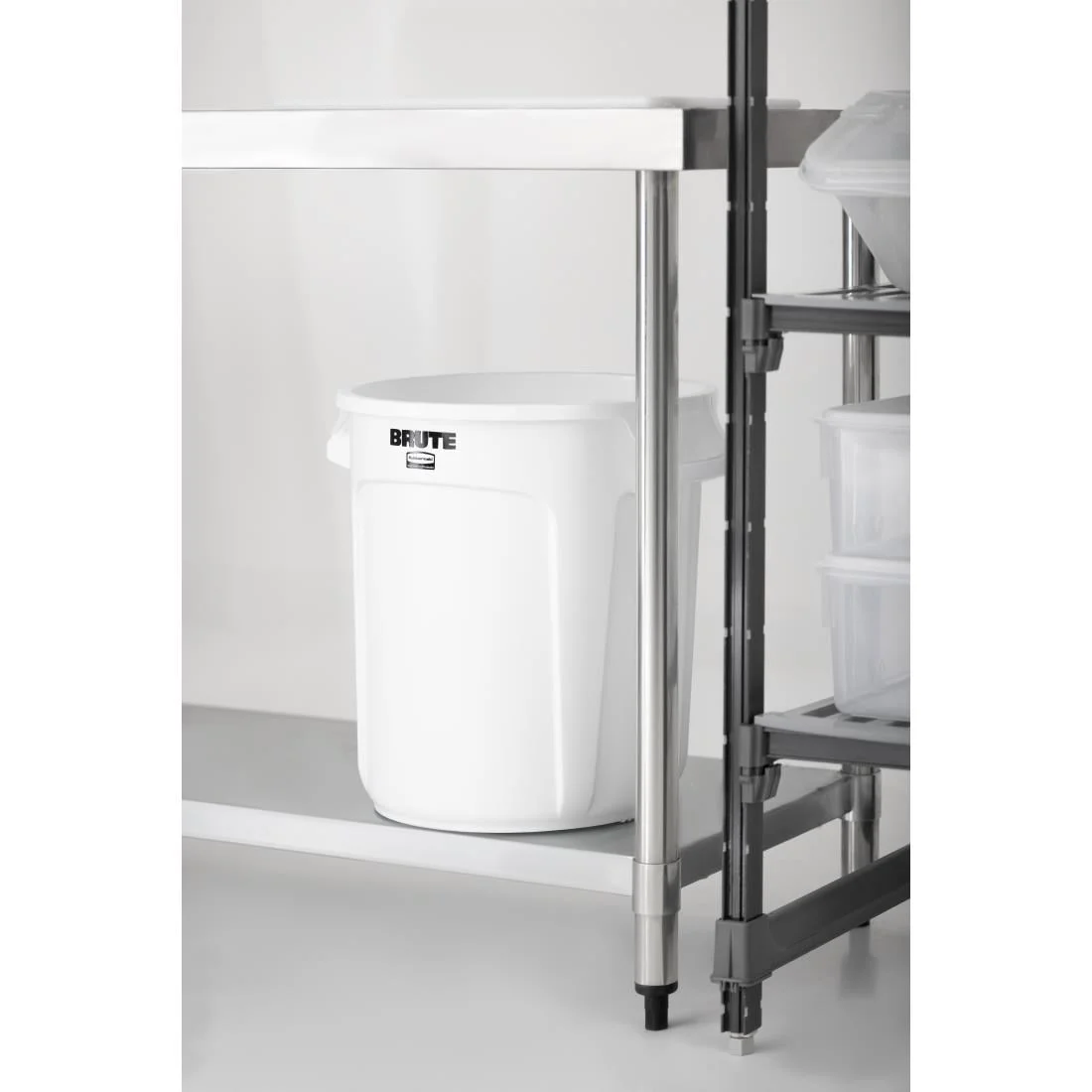 Rubbermaid Round Brute Container 37.9Ltr Container White - Image 7