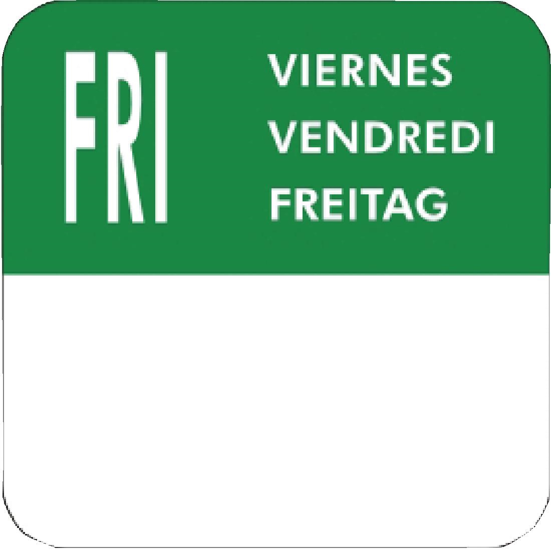 Vogue Removable Day of the Week Labels