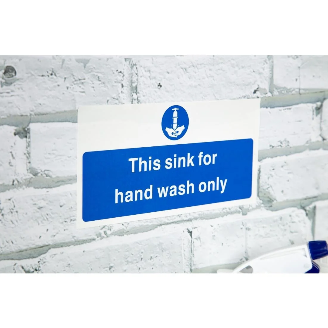 Vogue Hand Wash Only Sign - Image 3