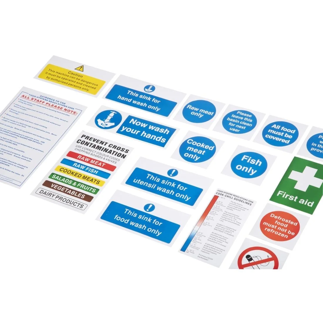 Vogue Senior Hygiene Catering Sign Pack - Image 3