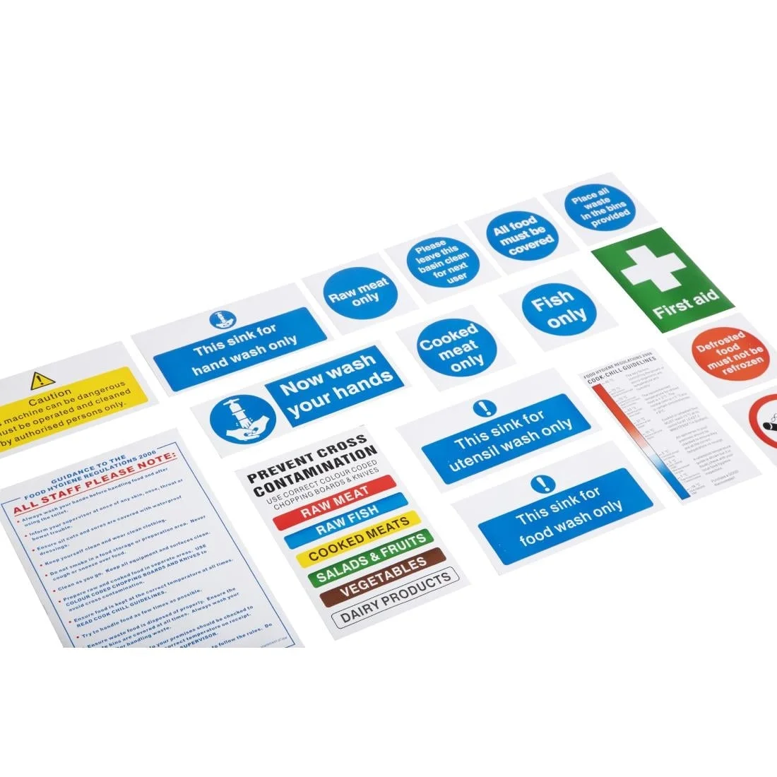 Vogue Senior Hygiene Catering Sign Pack - Image 4