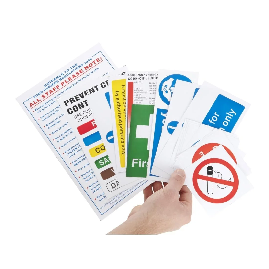Vogue Senior Hygiene Catering Sign Pack - Image 5