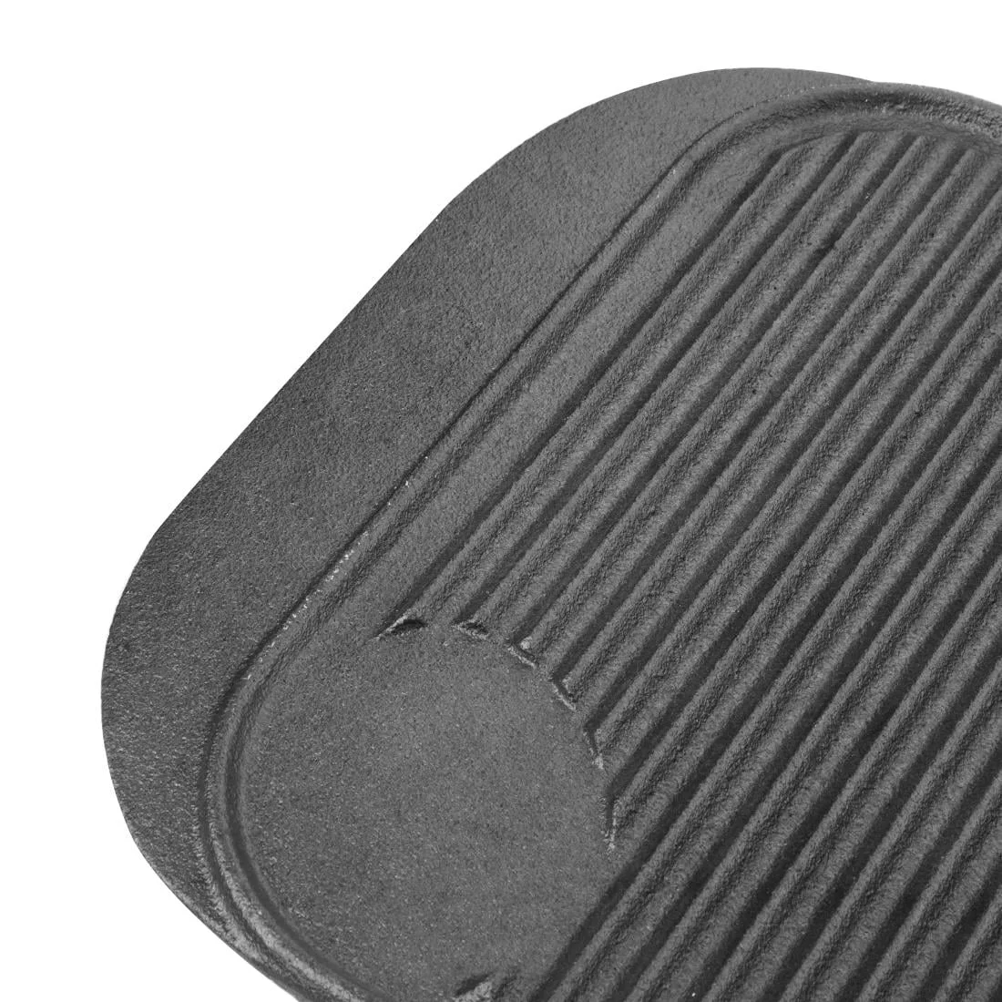 Vogue Reversible Cast Iron Double Griddle Pan - Image 6