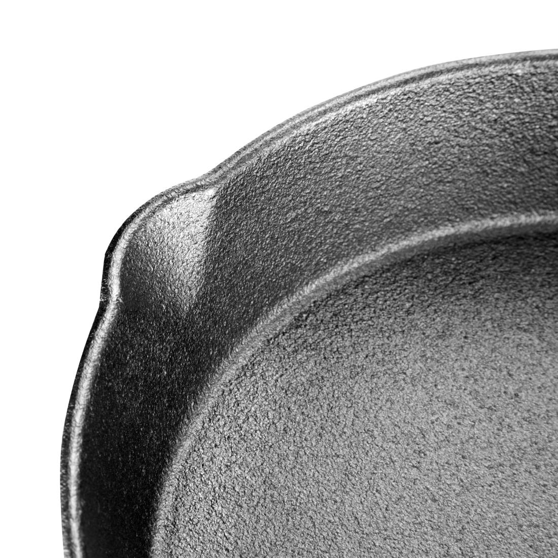 Vogue Round Cast Iron Skillet Pan 203mm