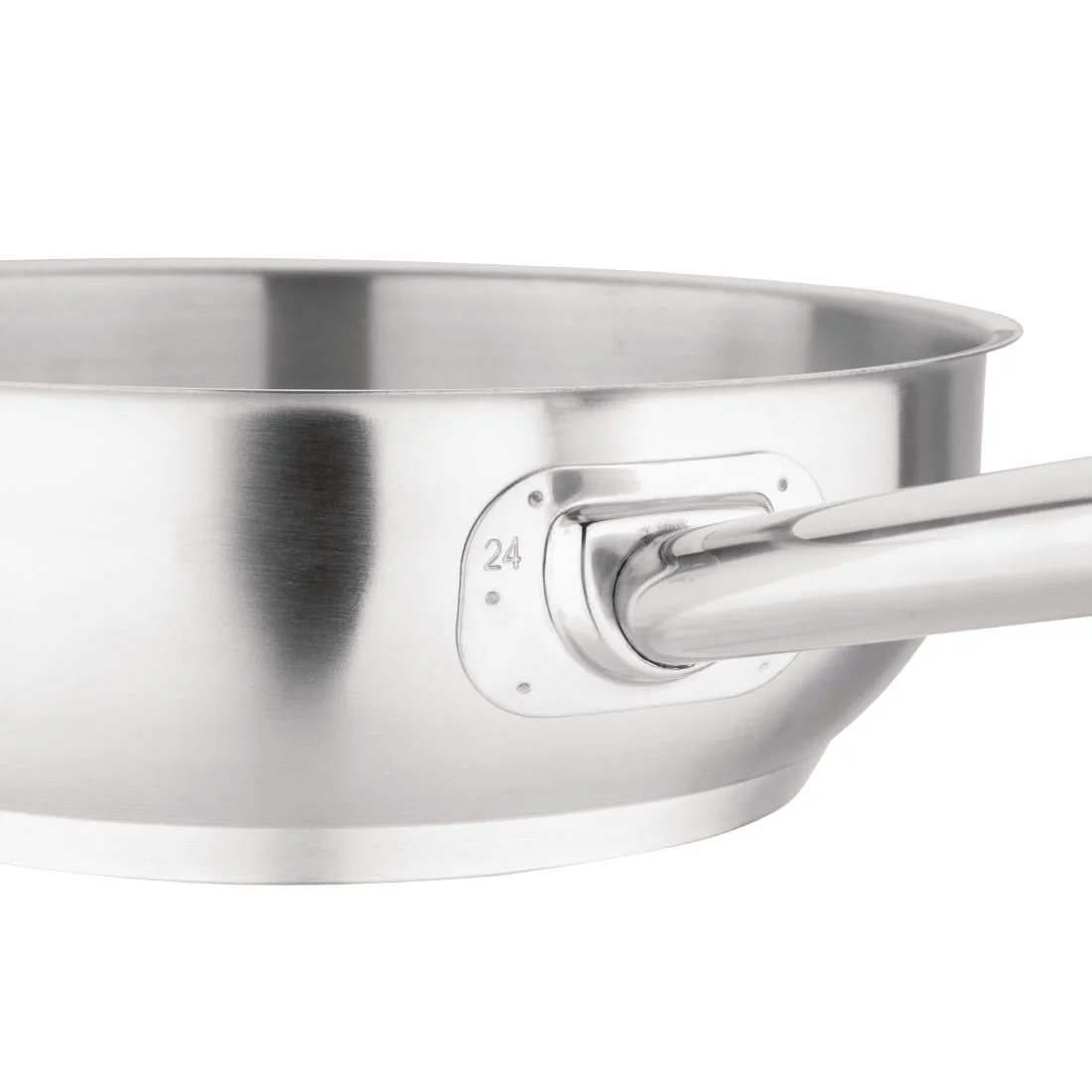 Vogue Stainless Steel Saute Pan 240mm - Image 3