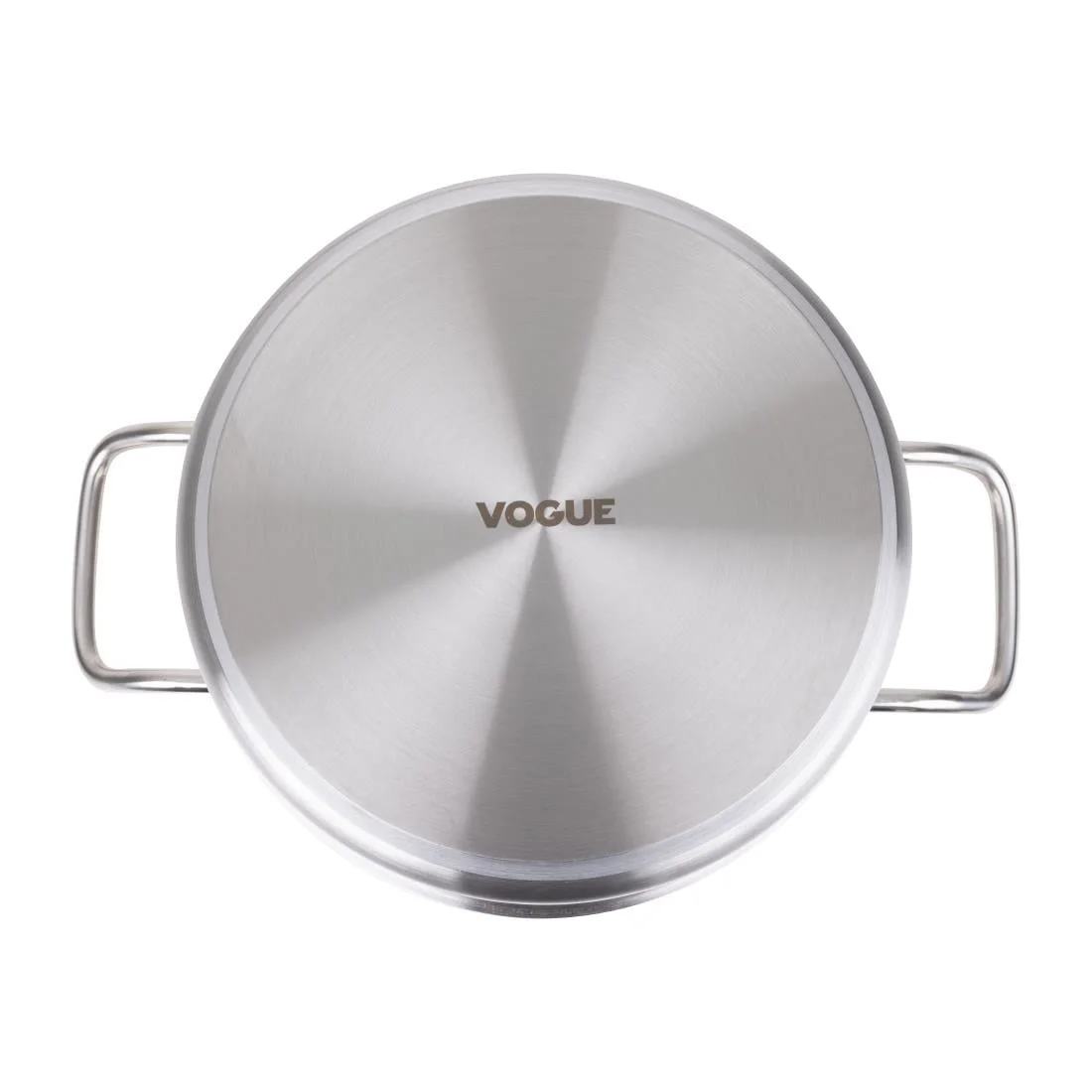 Vogue Stainless Steel Stew pan 7Ltr - Image 4