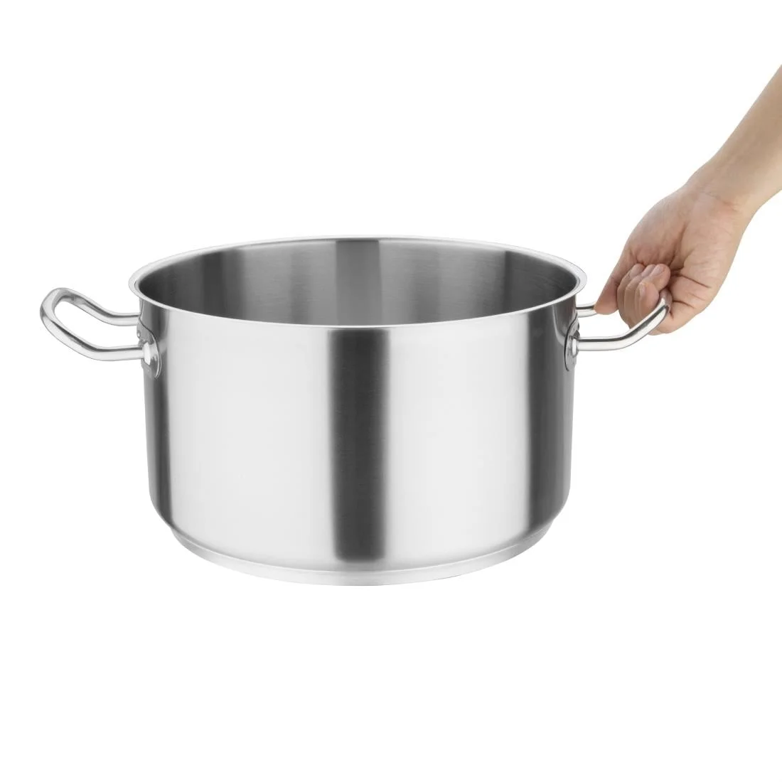 Vogue Stainless Steel Stew pan 9.5Ltr - Image 3