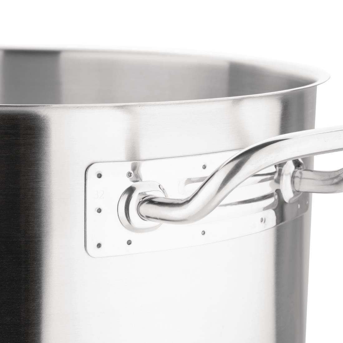 Vogue Stainless Steel Stew pan 12.5Ltr