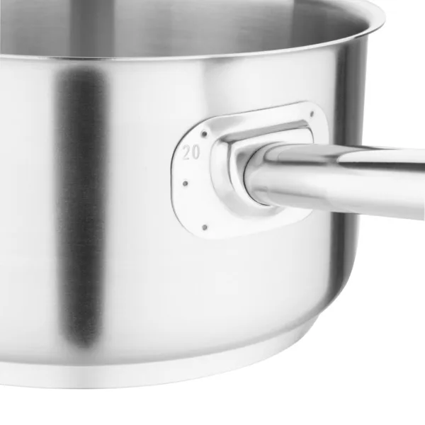 Vogue Stainless Steel Saucepan 3Ltr