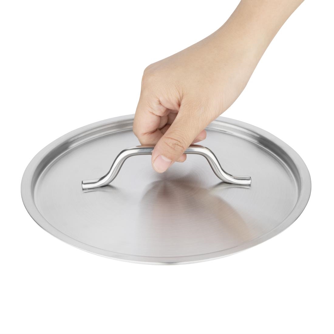 Vogue Stainless Steel Saucepan Lid 200mm