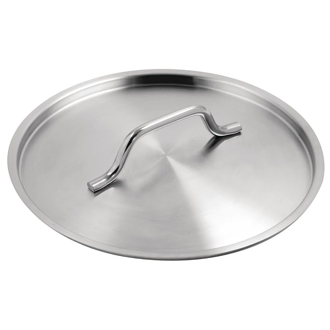 Vogue Stainless Steel Saucepan with Lid 24cm - Image 4