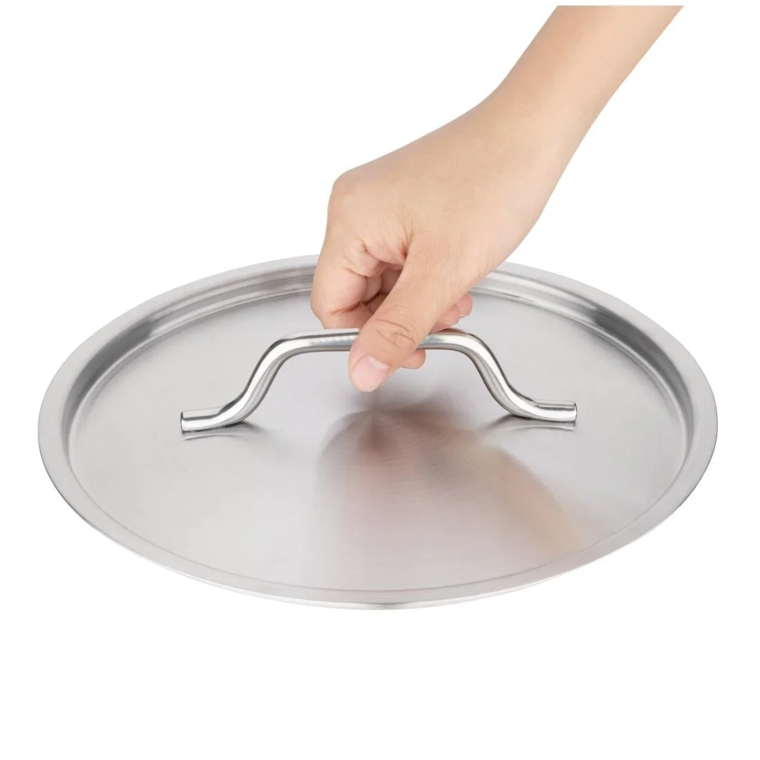 Vogue Stainless Steel Saucepan Lid 240mm - Image 2