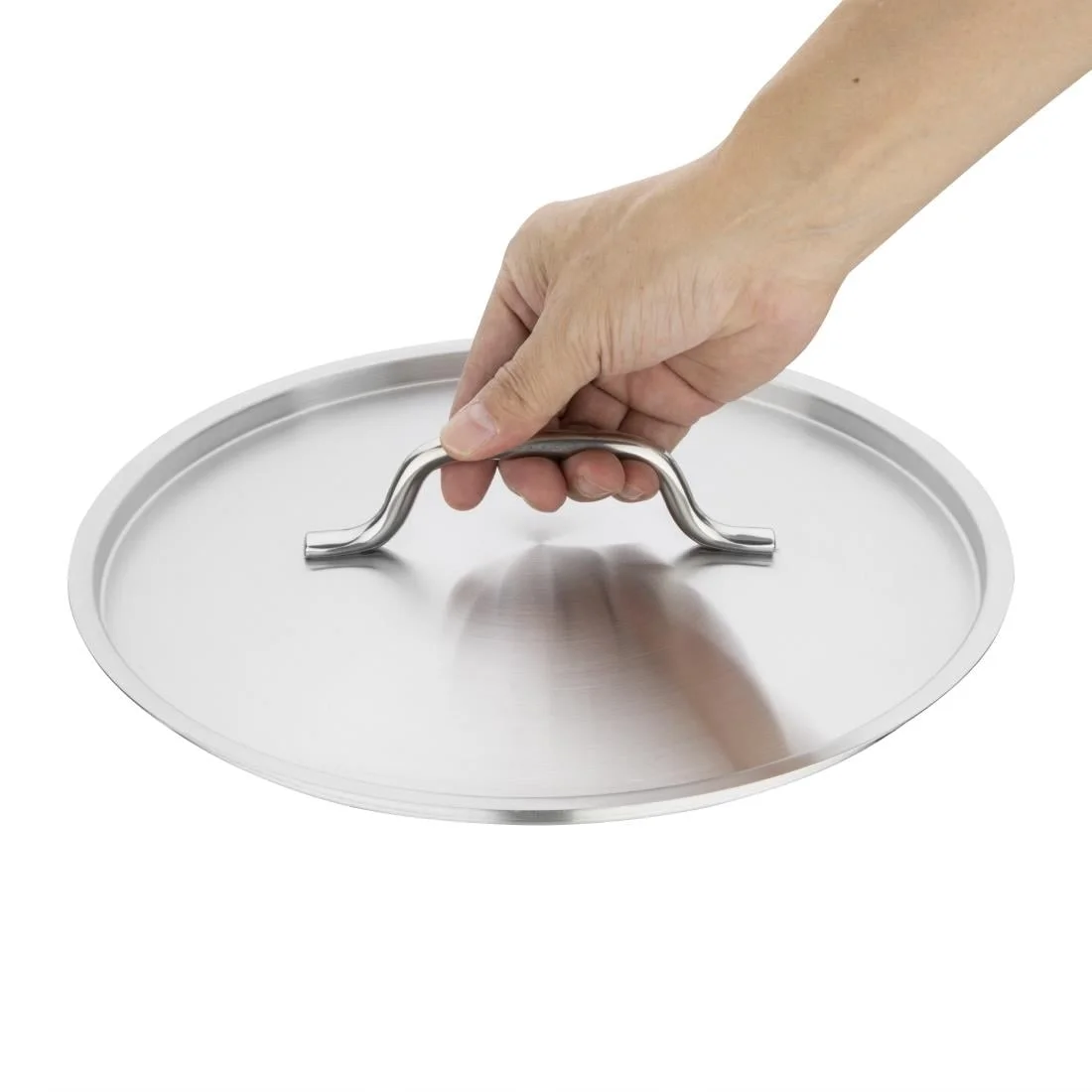 Vogue Stainless Steel Saucepan Lid 280mm - Image 3