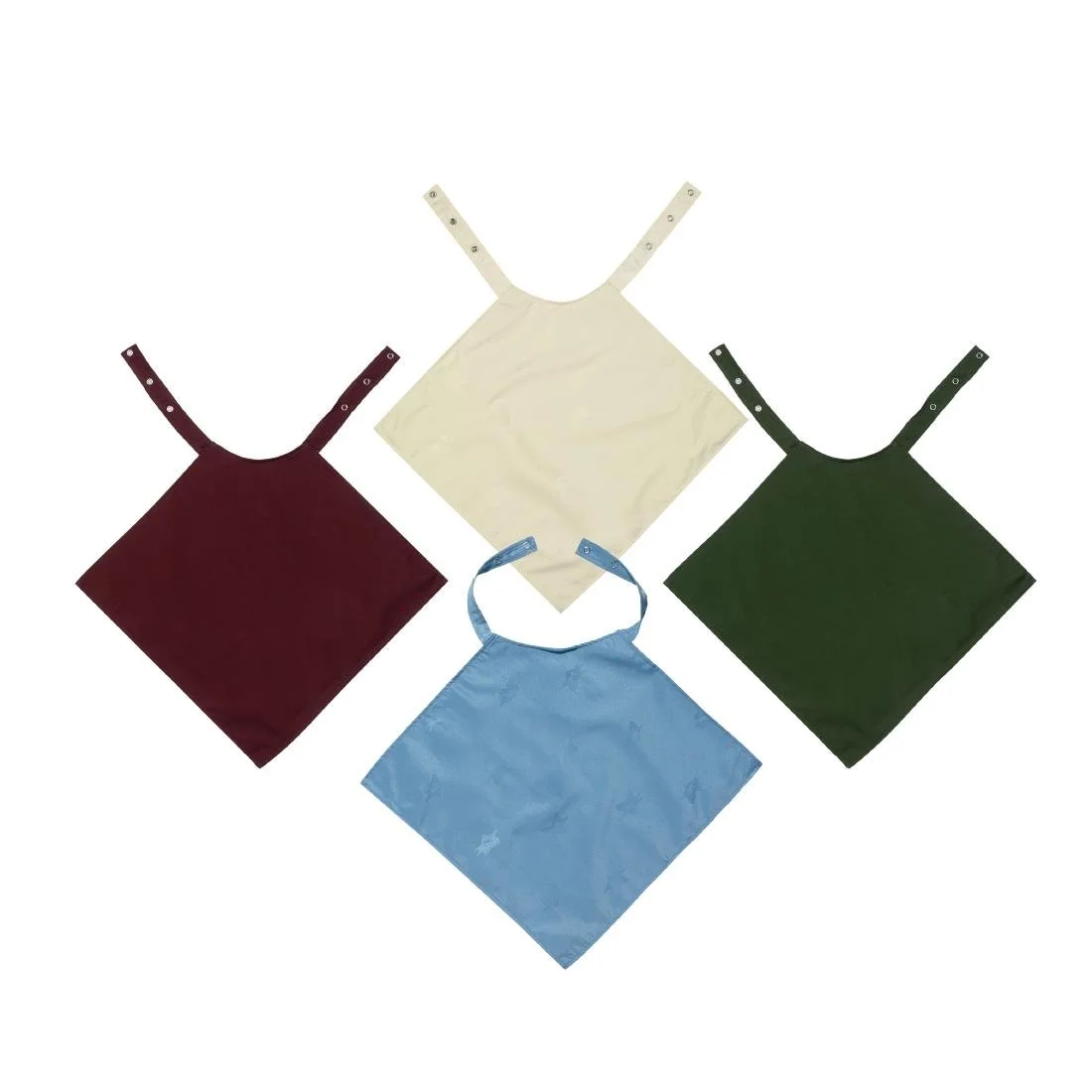 Napkin Style Dignified Adult Clothing Protector - Blue - 45x45cm - Image 2