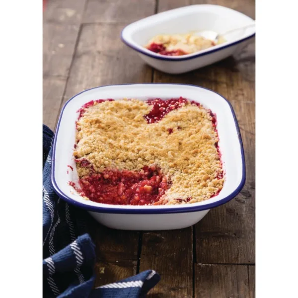 Olympia Enamel Dishes Rectangular 280 x 190mm