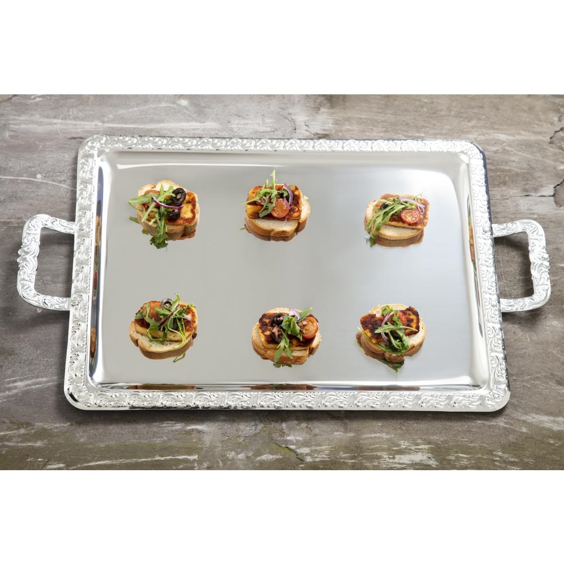 Rectangular Handled Serving Tray