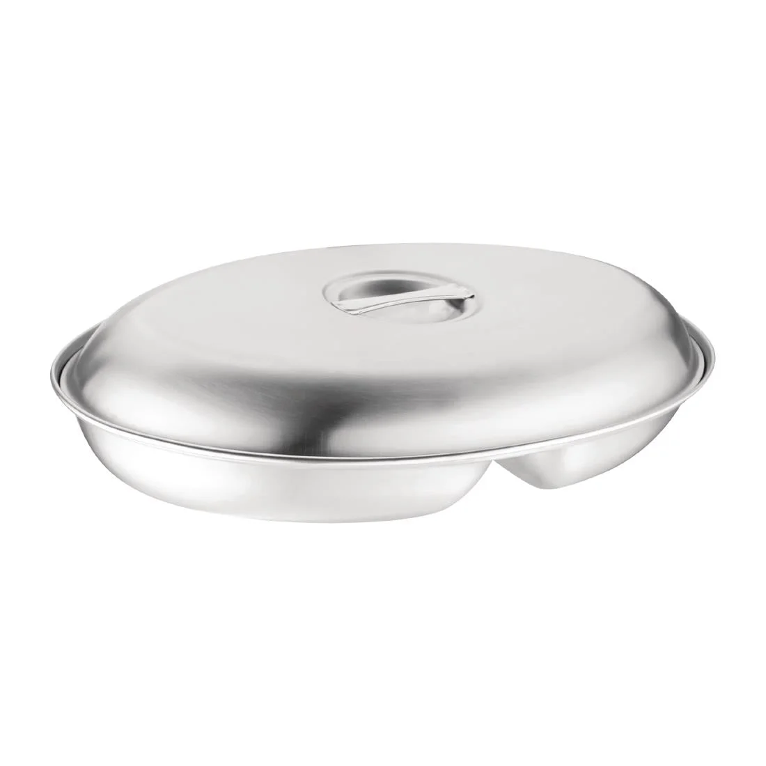 "Olympia Oval Vegetable Dish Two Compartments 252mm" - Image 2