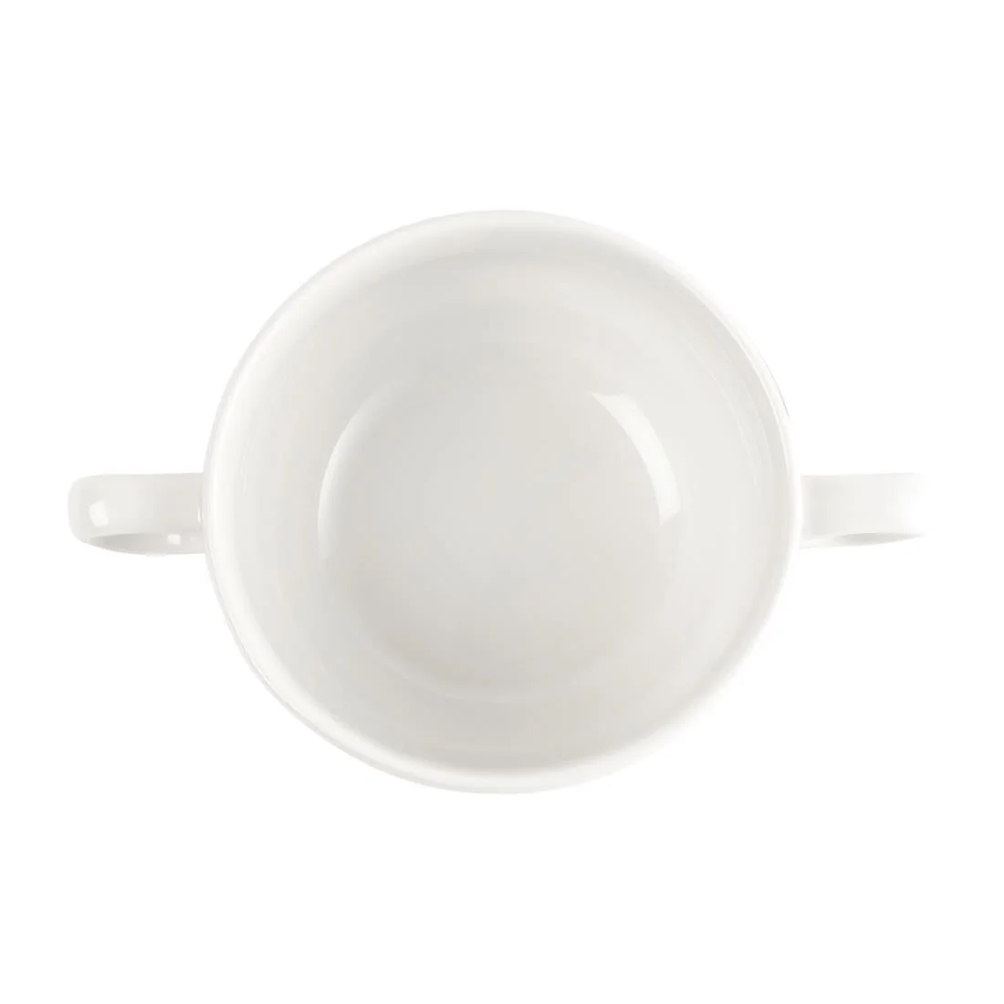 Churchill Whiteware Handled Soup Bowls 398ml - Image 2