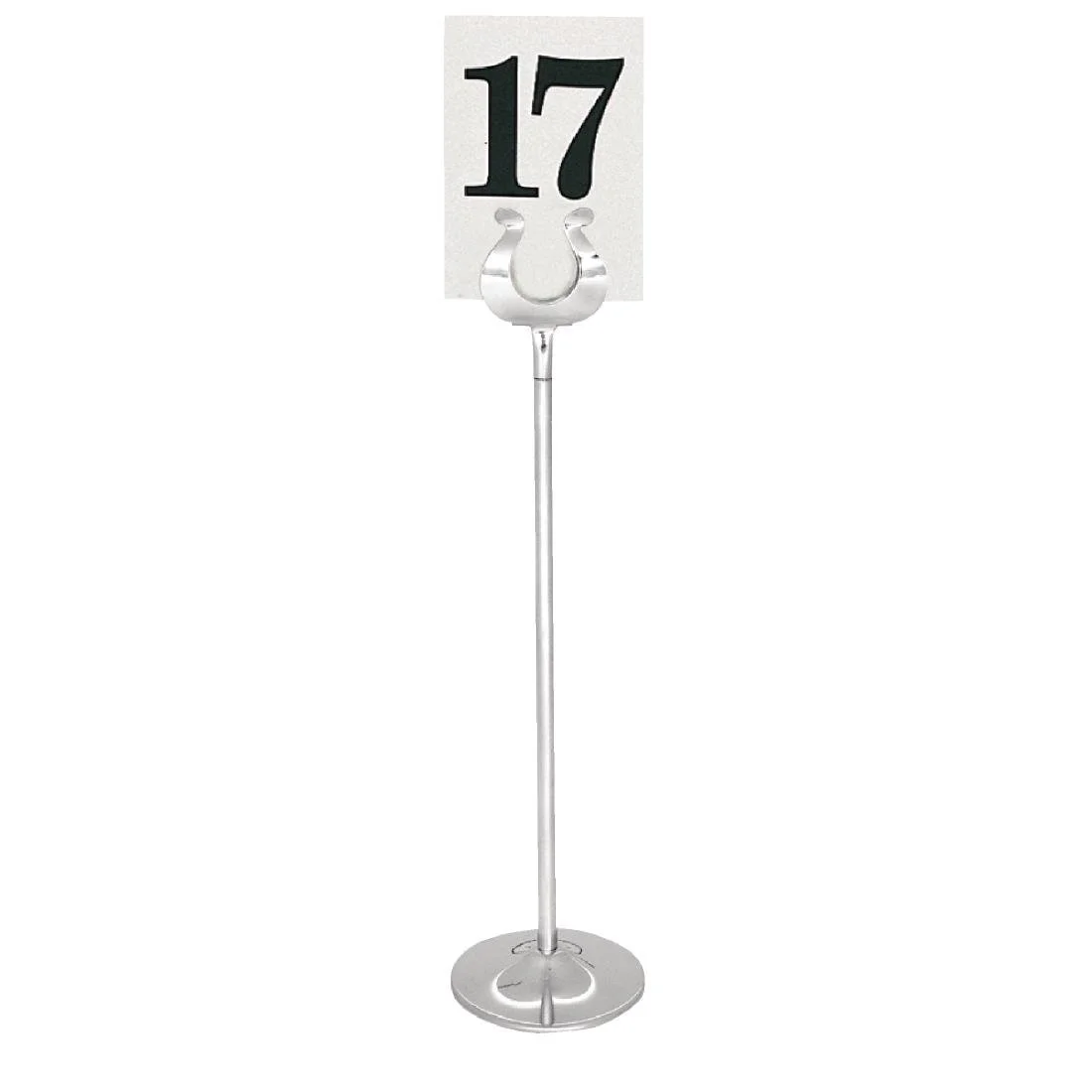 Olympia Stainless Steel Table Number Stand 255mm - Image 2