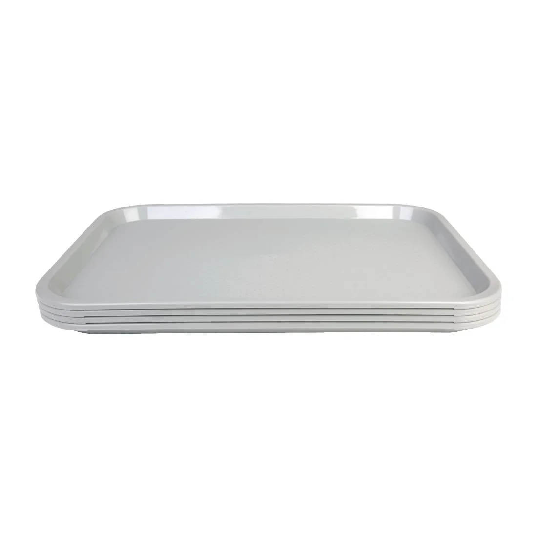Kristallon Plastic Fast Food Tray Grey Medium - Image 4