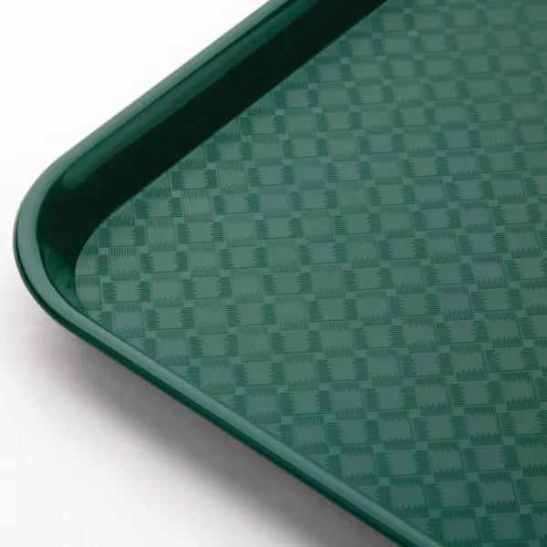 Kristallon Plastic Fast Food Tray Green Medium