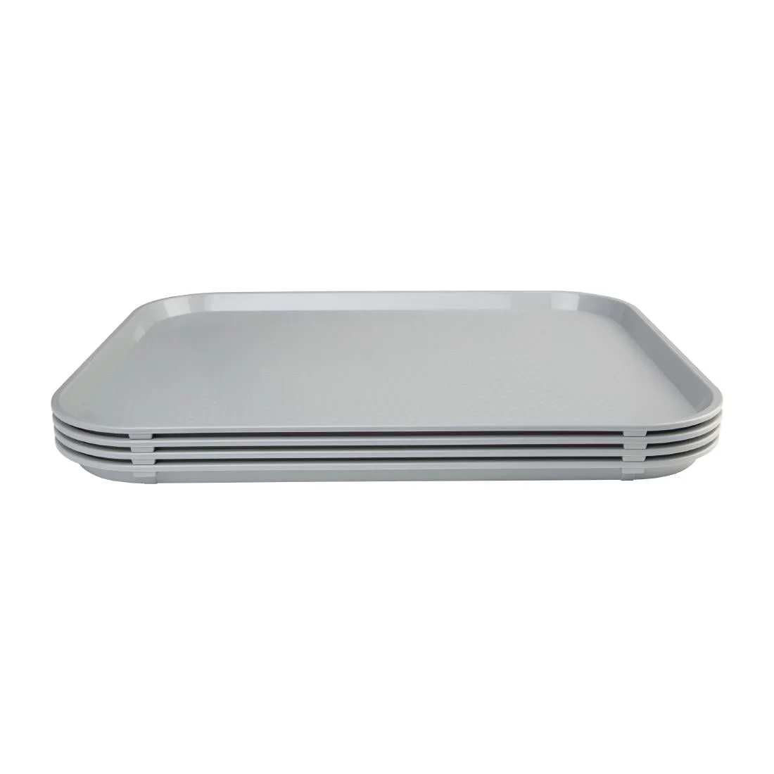 Kristallon Plastic Fast Food Tray Grey Large - Image 4