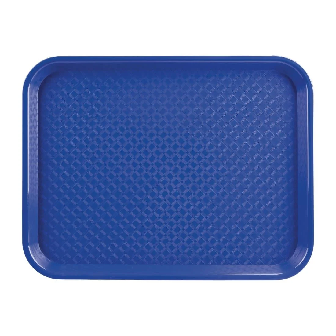 Kristallon Plastic Fast Food Tray Blue Large