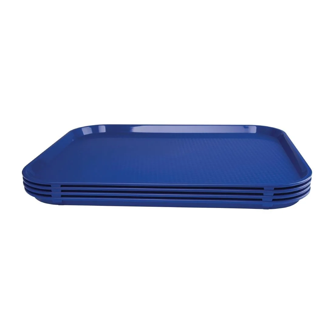 Kristallon Plastic Fast Food Tray Blue Large - Image 4