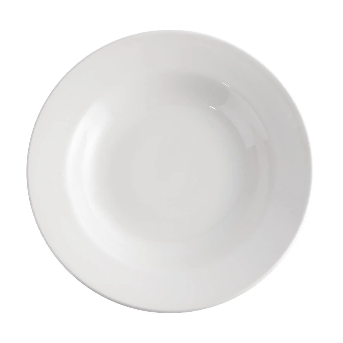 Churchill Whiteware Classic Rimmed Soup Bowls 230mm - Image 2