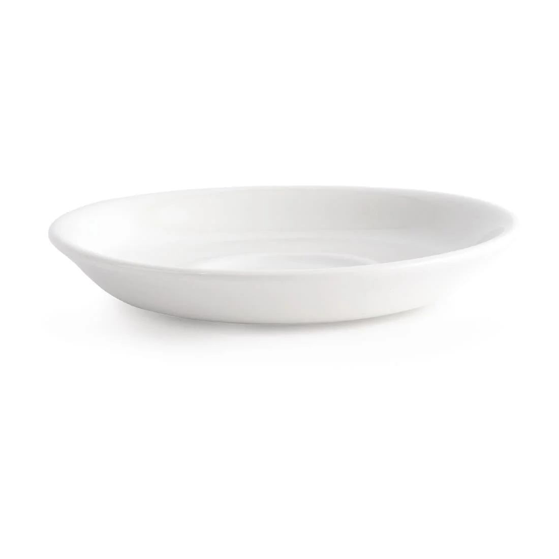Churchill Plain Whiteware Saucers 114mm