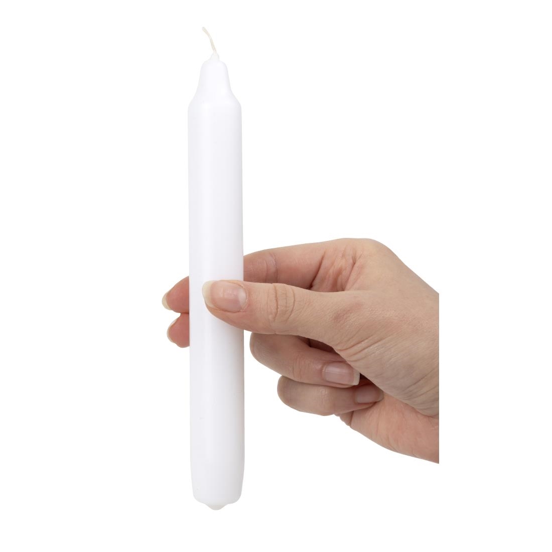 White Bistro 7inch Candles