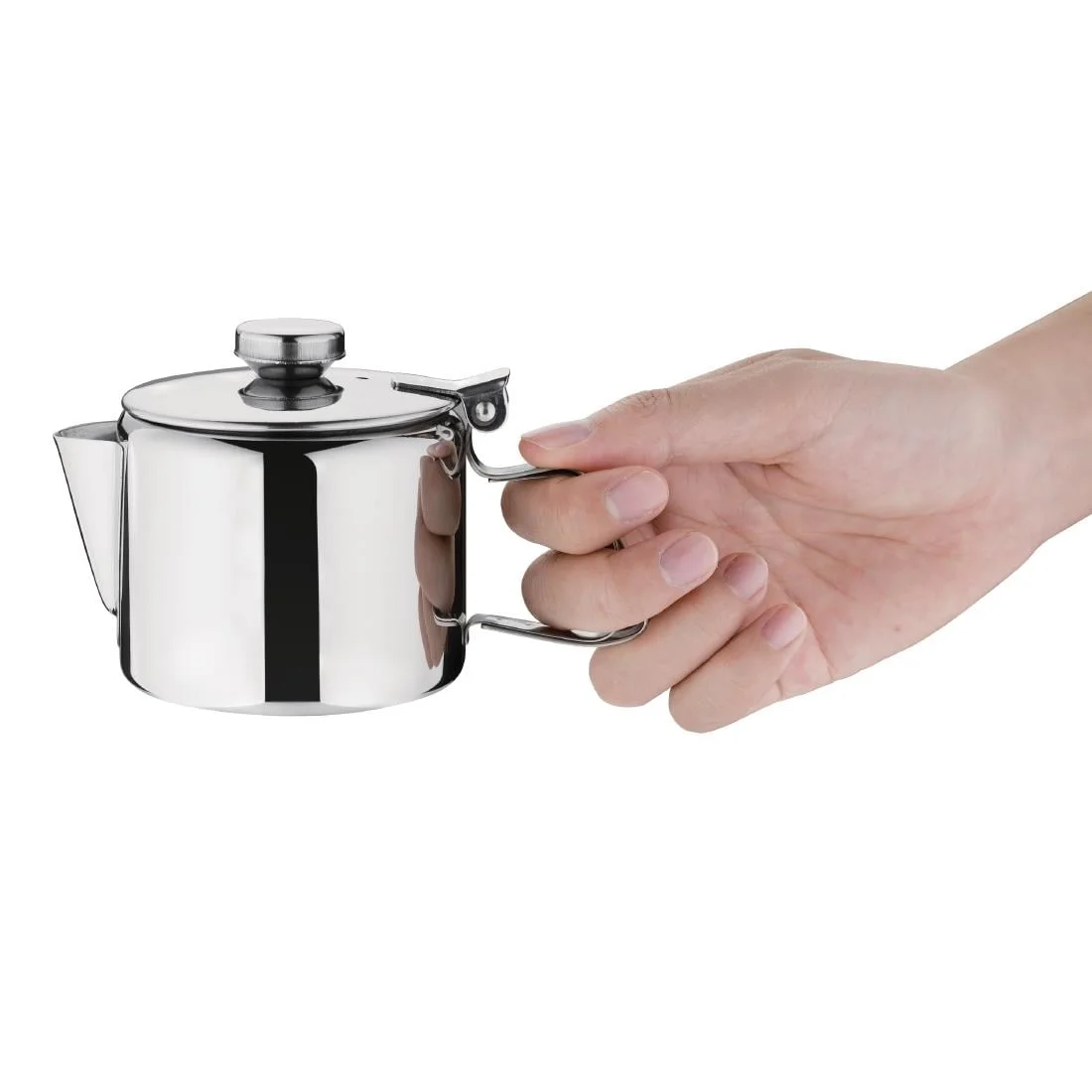 Olympia Concorde Teapot Stainless Steel 12oz - Image 2