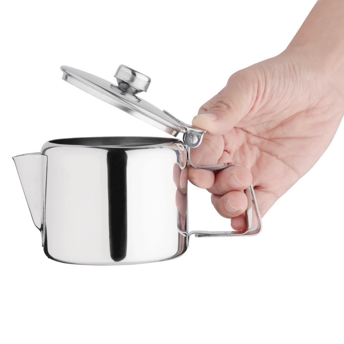 Olympia Concorde Teapot Stainless Steel 12oz
