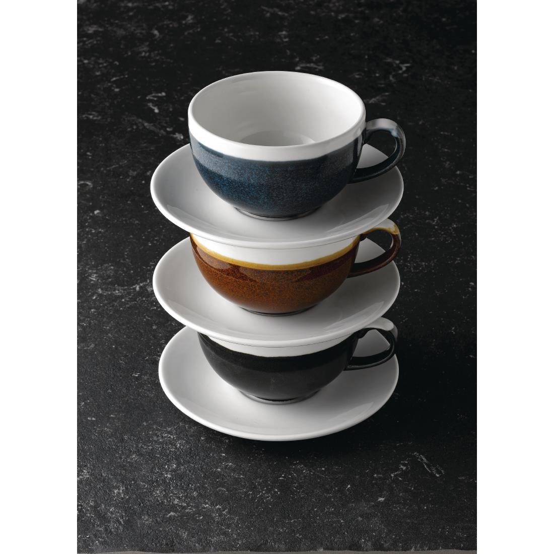 Churchill Monochrome Cappuccino Cup Sapphire Blue 225ml