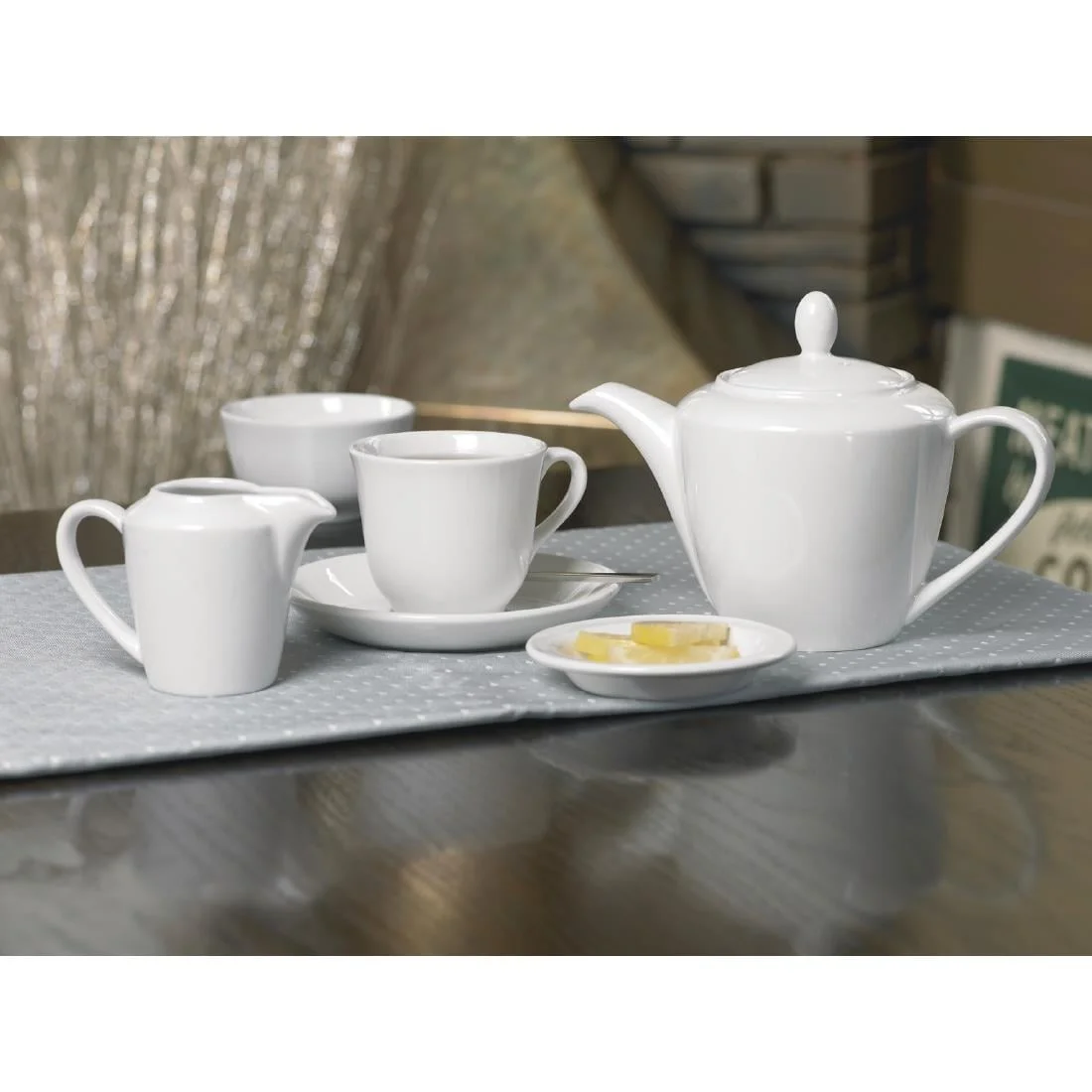 Steelite Simplicity White Harmony Teapots 310ml - Image 2
